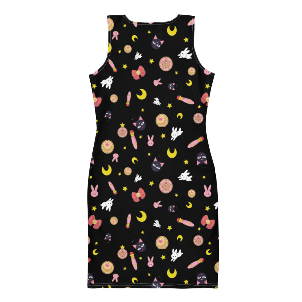Sailor Moon Fitted Dress